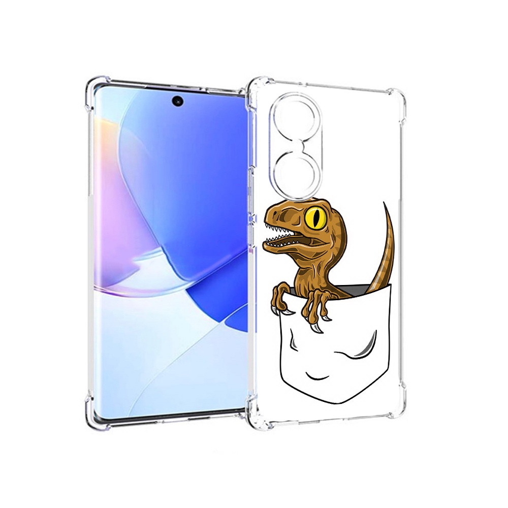 

Чехол MyPads Tocco для Honor 60 динозавр в кармане, Прозрачный, Tocco