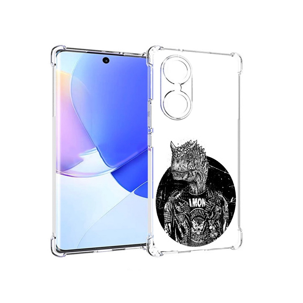 

Чехол MyPads Tocco для Honor 60 динозавр в куртке, Прозрачный, Tocco
