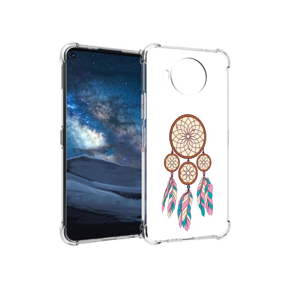 

Чехол MyPads Tocco для Nokia 8.3 ловец снов бежевый (PT227053.110.442), Прозрачный, Tocco