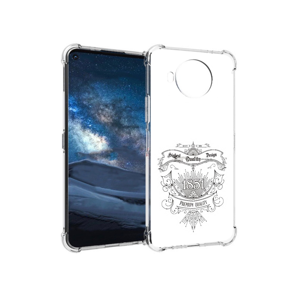 

Чехол MyPads Tocco для Nokia 8.3 логотип 1851 год (PT227053.110.444), Прозрачный, Tocco