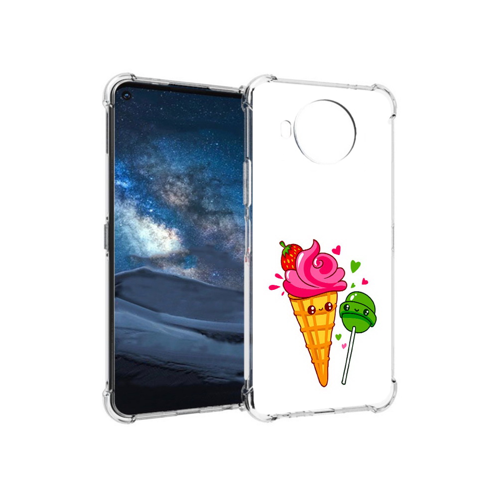 

Чехол MyPads Tocco для Nokia 8.3 Вкусняшки (PT227053.110.45), Прозрачный, Tocco