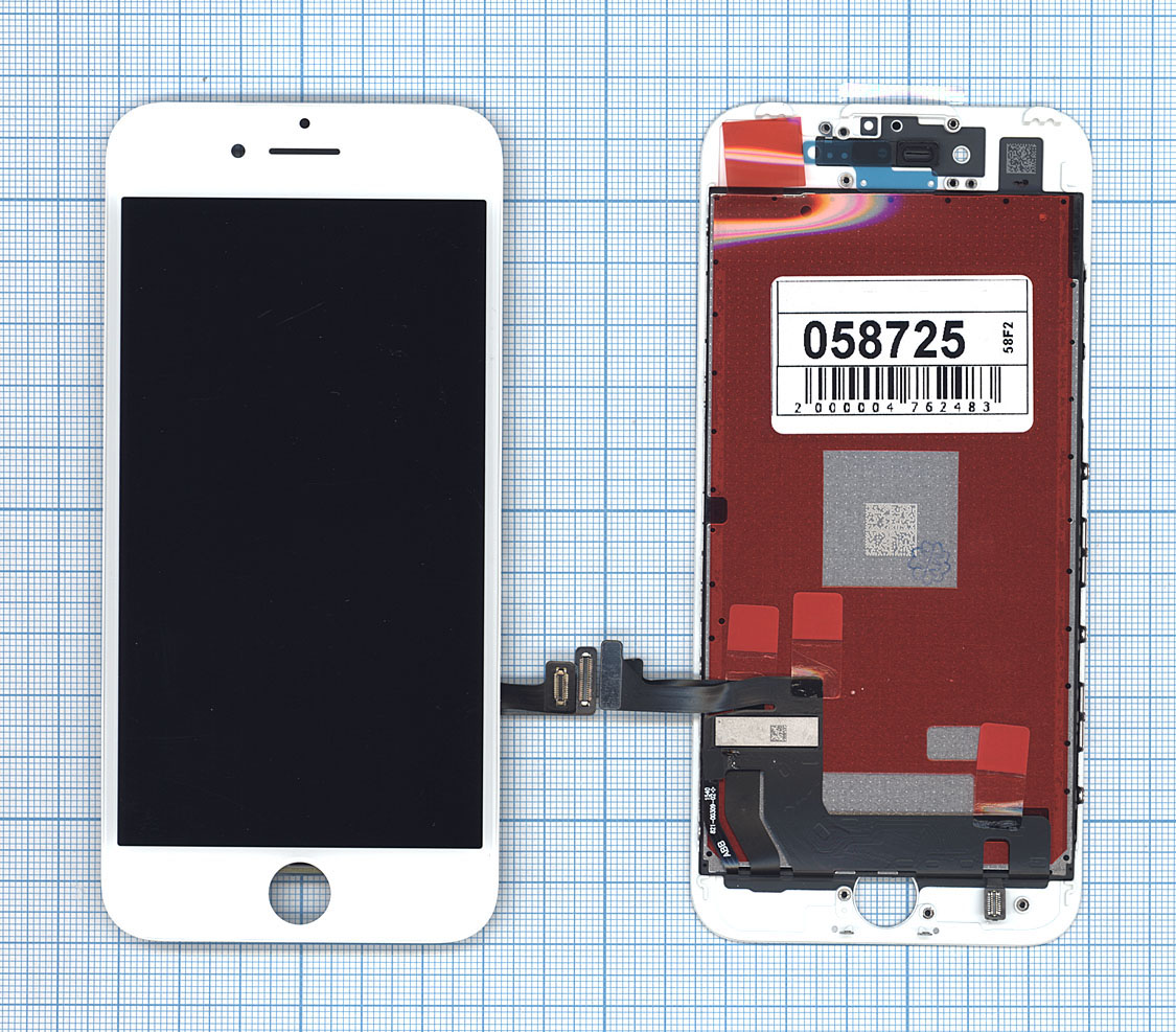 Дисплей для iPhone 7 в сборе с тачскрином (Foxconn) белый