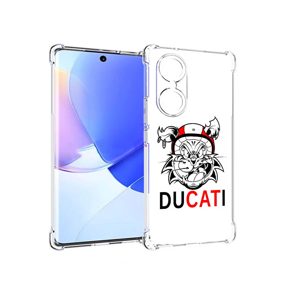 

Чехол MyPads Tocco для Honor 60 дукати, Прозрачный, Tocco