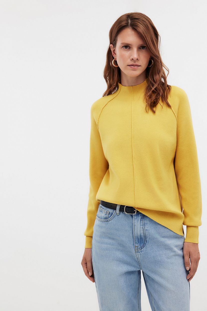 

Водолазка женская Baon B131863 желтая L, Желтый, B131863