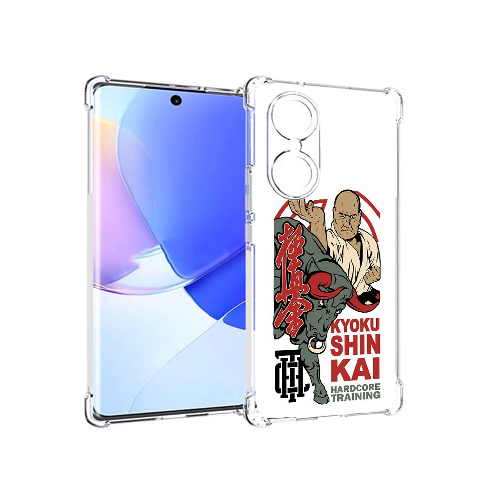 

Чехол MyPads Tocco для Honor 60 единоборства рисунок, Прозрачный, Tocco