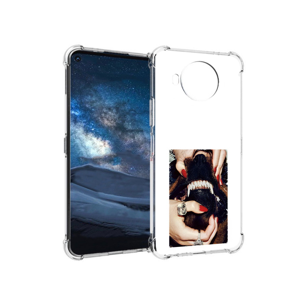 

Чехол MyPads Tocco для Nokia 8.3 маникюр (PT227053.110.457), Прозрачный, Tocco
