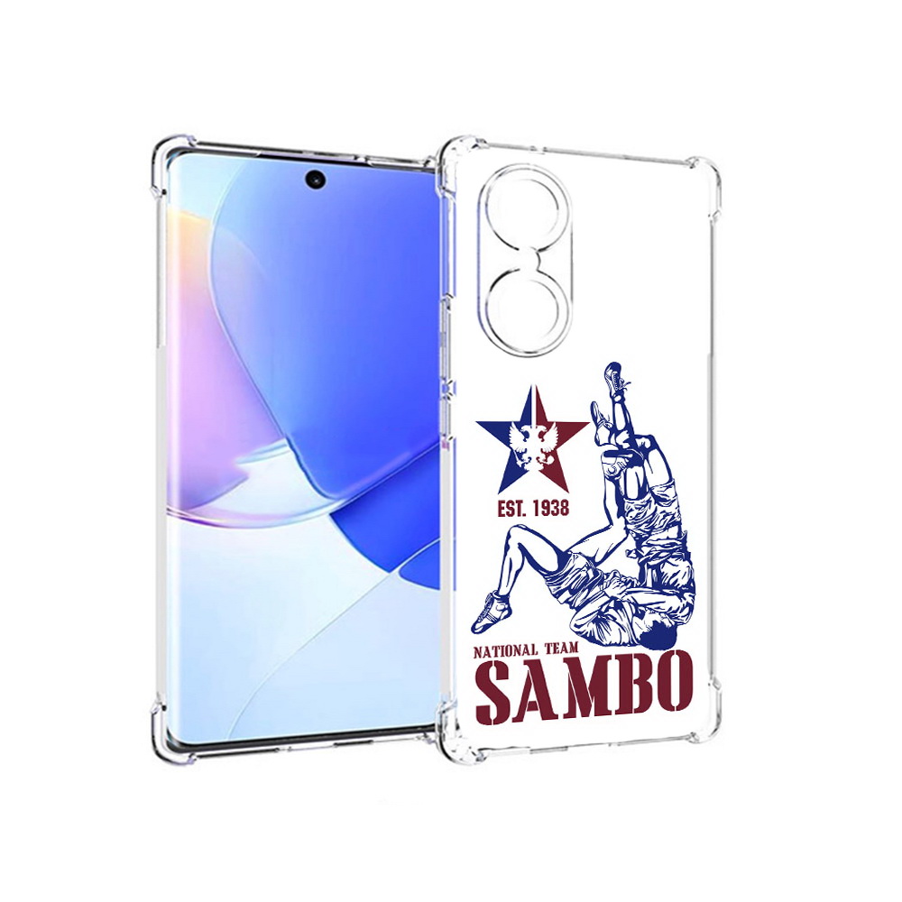 

Чехол MyPads Tocco для Honor 60 единоборства самбо, Прозрачный, Tocco