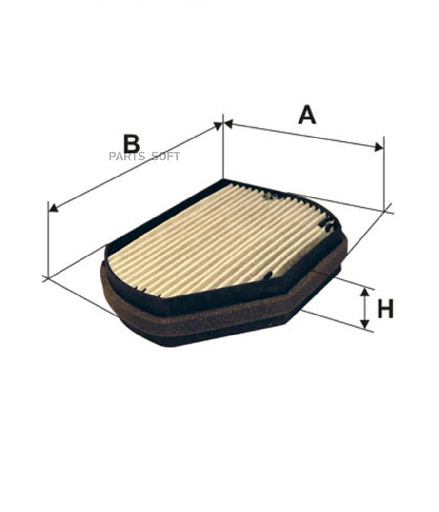 

K 1016A_фильтр салона! угольный\ MB W202/S202/W210/S210/A208/C208/R170 all 93>