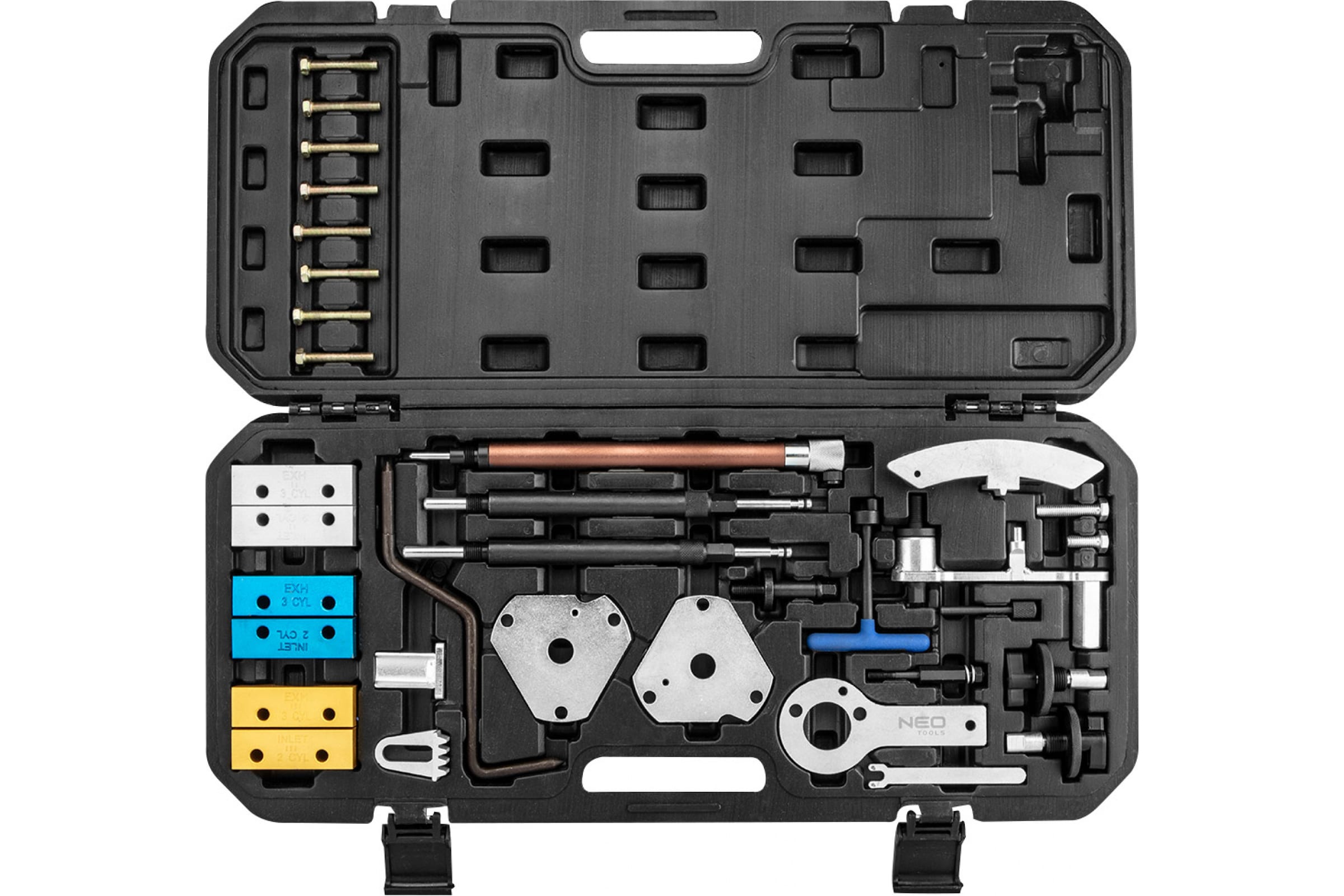 NEO Tools Набор фиксаторов распредвала для установки фаз ГРМ бензиновые и дизельные двигат