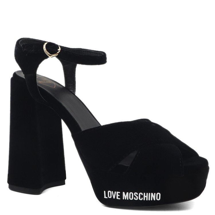 

Босоножки женские Love Moschino JA1605CG черные 40 EU, Черный, JA1605CG
