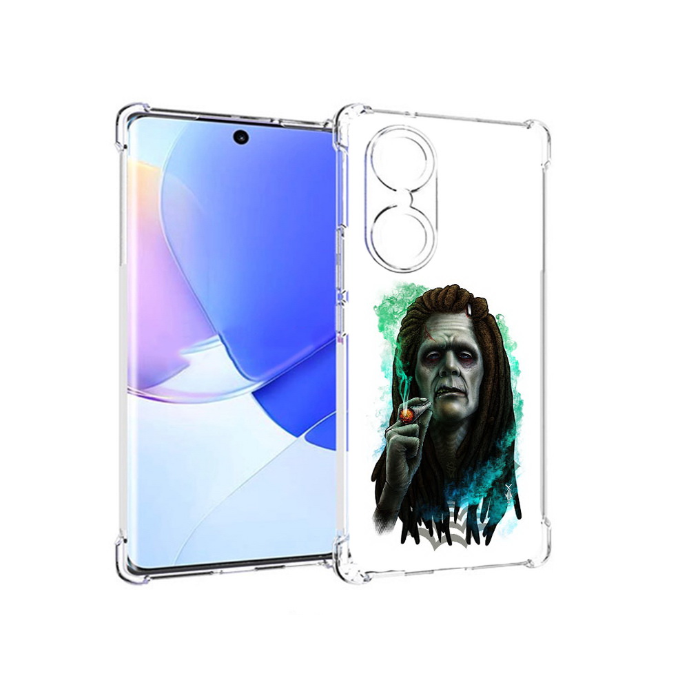 

Чехол MyPads Tocco для Honor 60 зеленый мужчина с сигаретой, Прозрачный, Tocco
