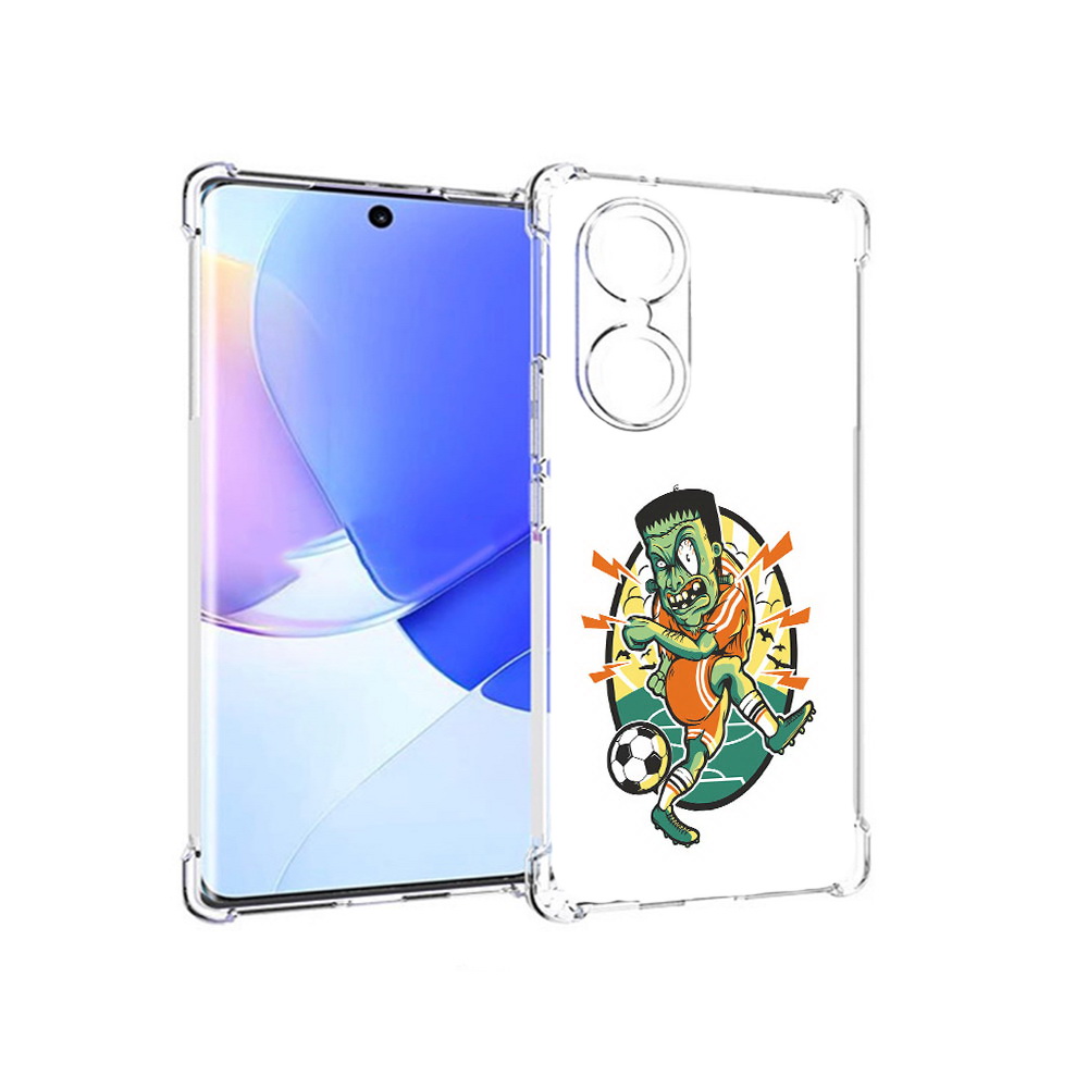 

Чехол MyPads Tocco для Honor 60 зомби футболист, Прозрачный, Tocco