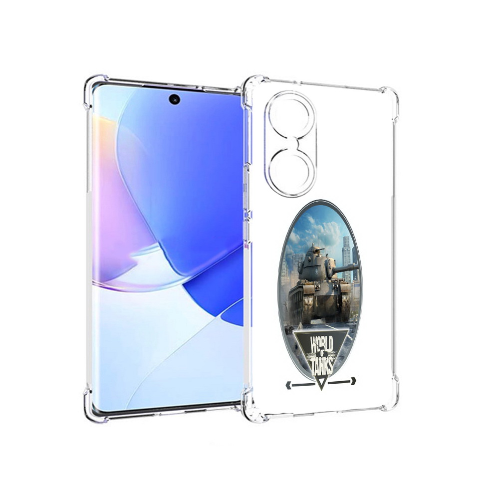 

Чехол MyPads Tocco для Honor 60 игра с танками, Прозрачный, Tocco