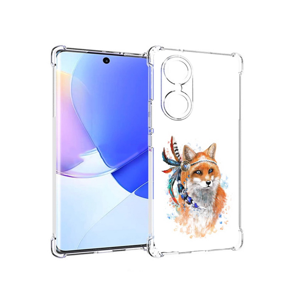 

Чехол MyPads Tocco для Honor 60 инду лиса, Прозрачный, Tocco