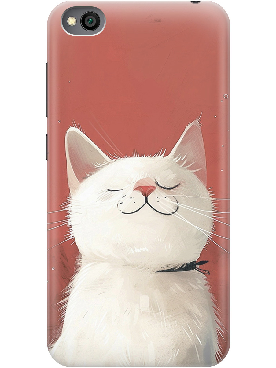 

Силиконовый чехол на Xiaomi Redmi Go с принтом "Гордый котик", Прозрачный;белый;красный, 720668512