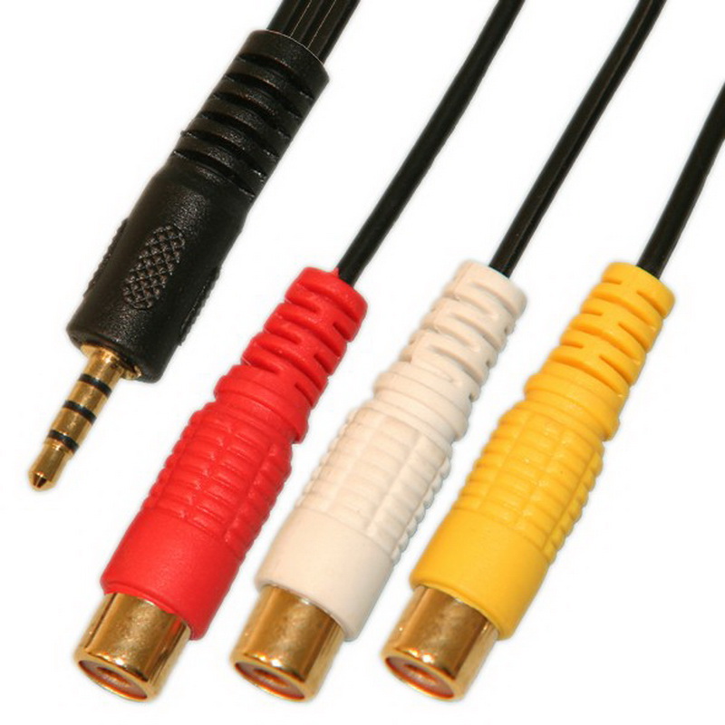 Переходник Pro legend 3RCA - Jack 3.5 PL2268 600015476343 черный