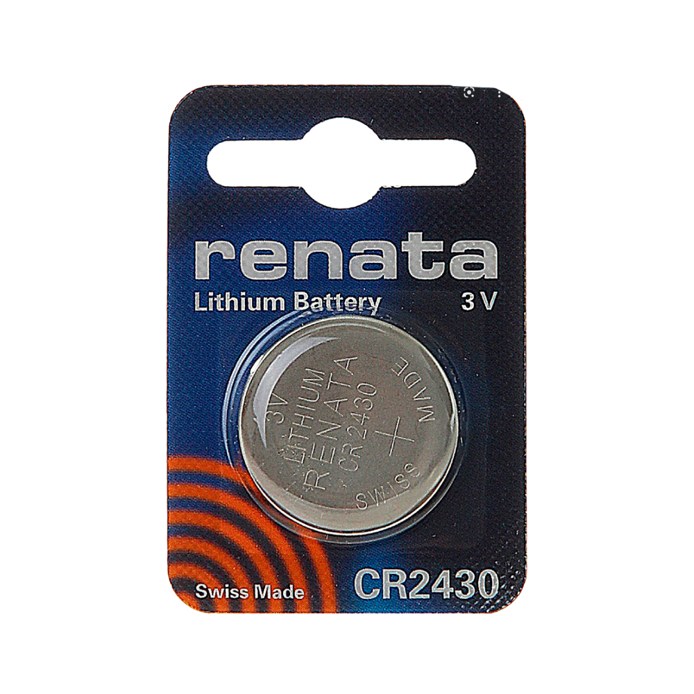 Элемент питания Renata CR2430 BL1, комплект 5 шт. подвесная светодиодная люстра moderli renata v2831 3pl