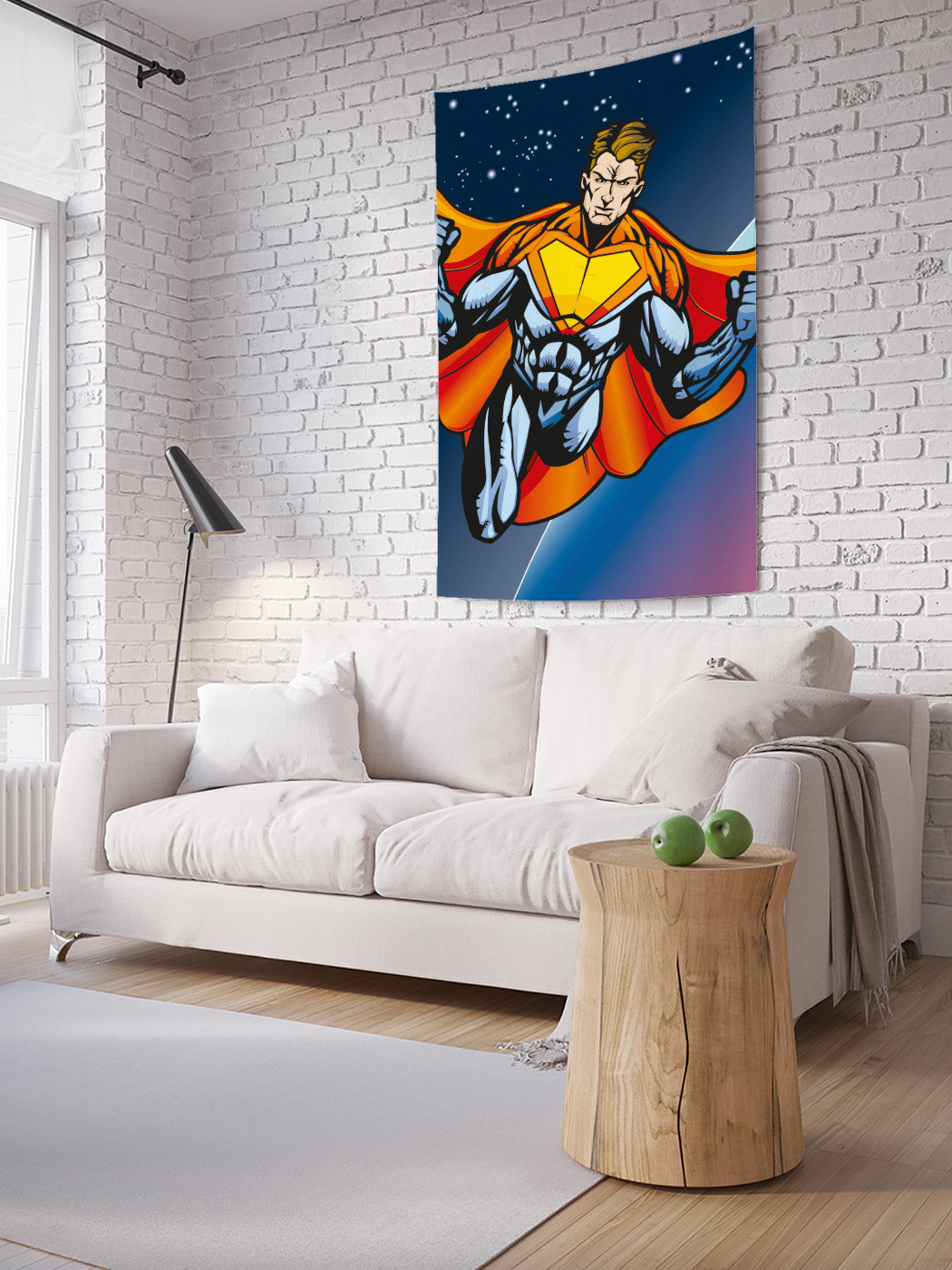 

Вертикальное фотопанно на стену JoyArty Сила супергероя 150x200 см, Сила супергероя