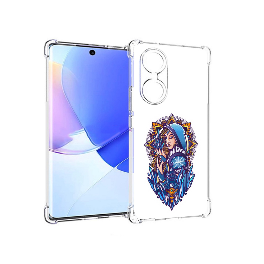 

Чехол MyPads Tocco для Honor 60 кристал мейден дота 2, Прозрачный, Tocco