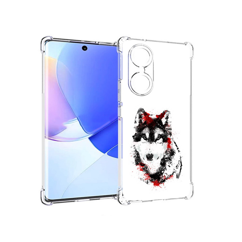 

Чехол MyPads Tocco для Honor 60 кровавый волк, Прозрачный, Tocco