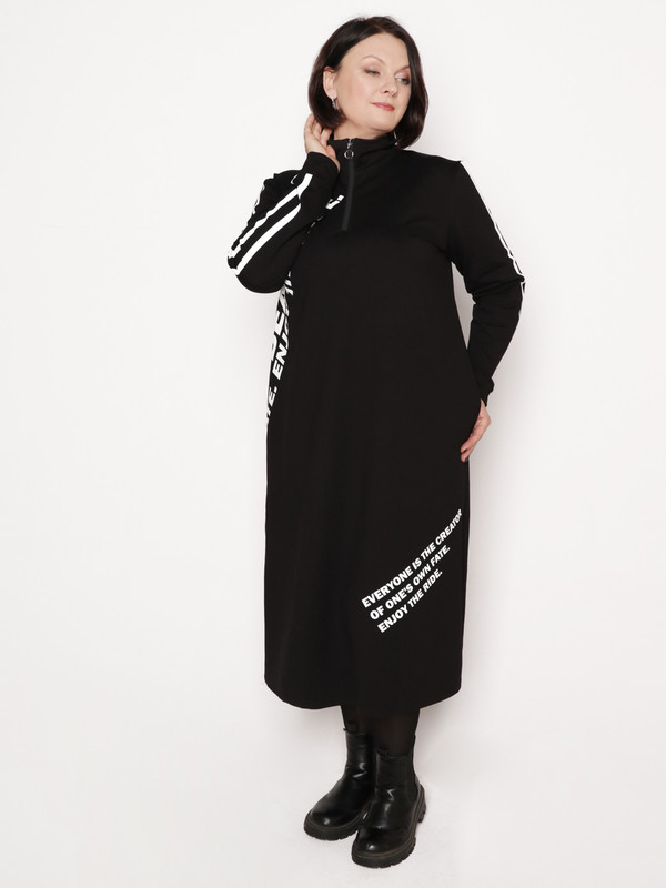 

Платье женское Fashion Margo П019 черное 58 RU, Черный, П019