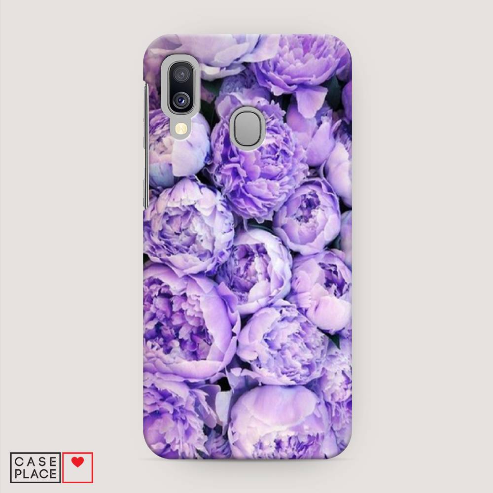 

Пластиковый чехол "Пионы сиреневые" на Samsung Galaxy A40