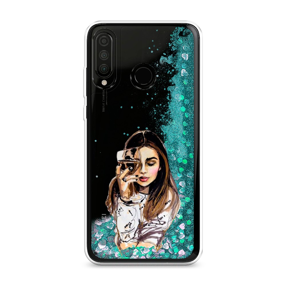 фото Силиконовый чехол "звездочки графика белая" на zte red magic 5s awog