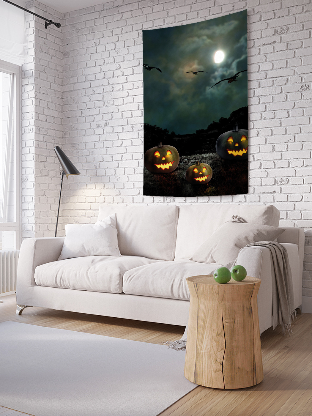 

Вертикальное фотопанно на стену JoyArty Полнолуние в Хеллоуин 150x200 см, Полнолуние в Хеллоуин