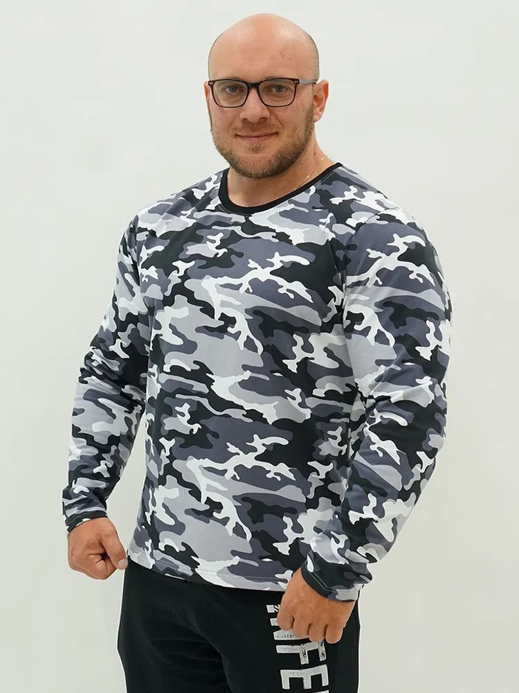 

Лонгслив мужской INFERNO style Л-001-000 серый M, Л-001-000