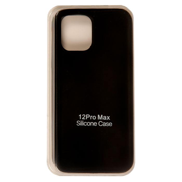 Чехол Soft Touch RocknParts для Apple iPhone 12 Pro Max, Черный