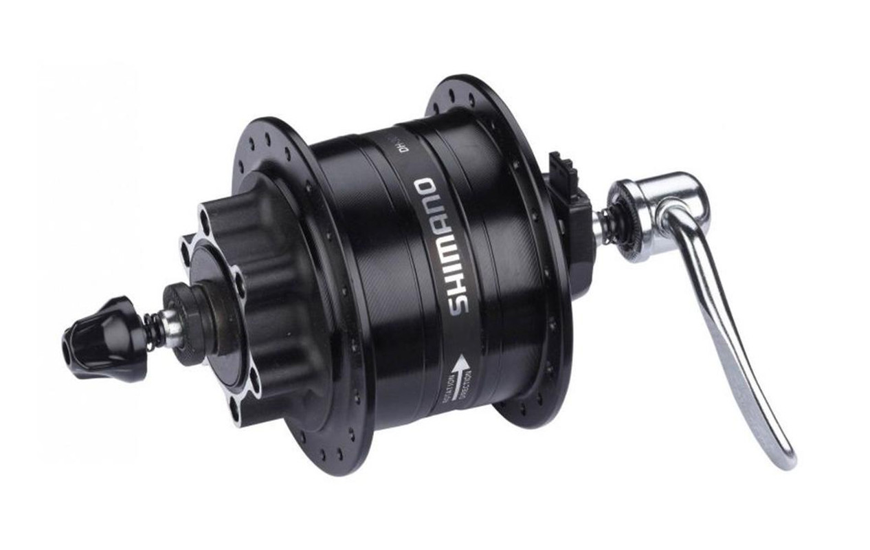 фото Втулка динамо shimano 3d32 32 отверстия 6v-3w под эксцентрик диск под 6 болтов с sm-dh10