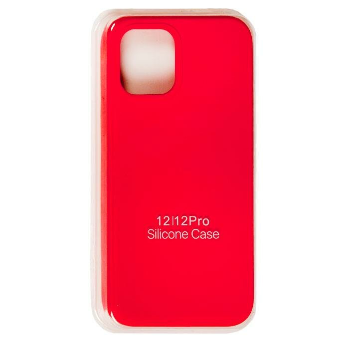 фото Чехол soft touch rocknparts для apple iphone 12, 12 pro, 12 pro, красный