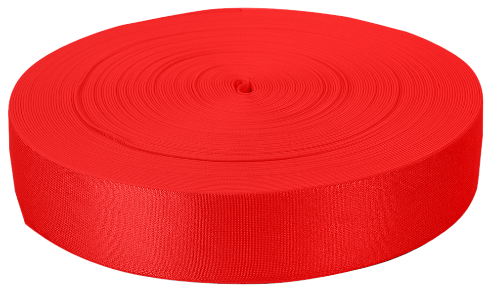 

Резинка TBY для мужских трусов и боксеров арт.TBY33729 цв.огненно-красный 40мм уп. 25м, Резинка