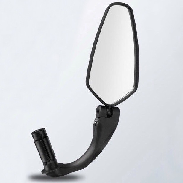 Зеркало велосипедное акриловое заднего вида, 6*11 см, Rockbros FK-212, цвет черный