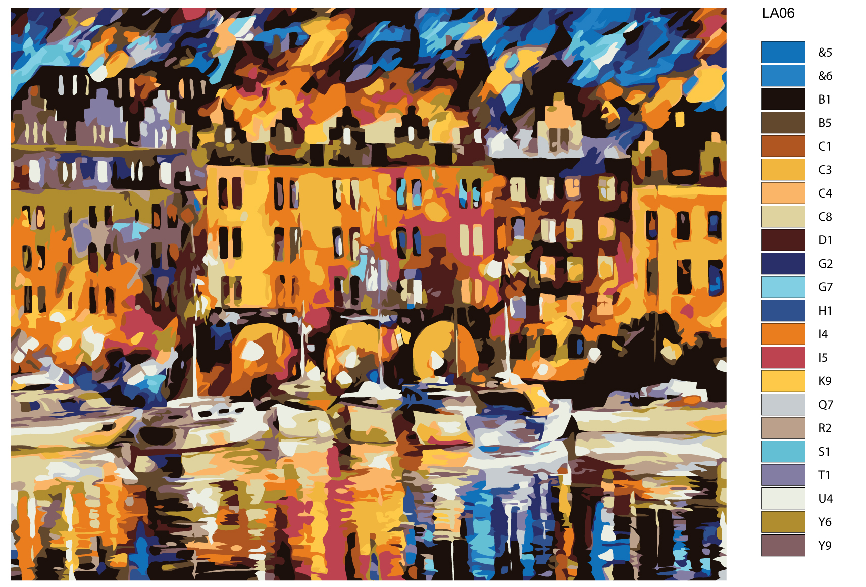 

Картина по номерам, Живопись по номерам, 48 х 60, LA06, LA06