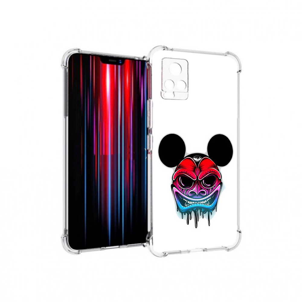 

Чехол MyPads Tocco для Vivo V20 PRO микки в маске (PT226964.386.473), Прозрачный, Tocco