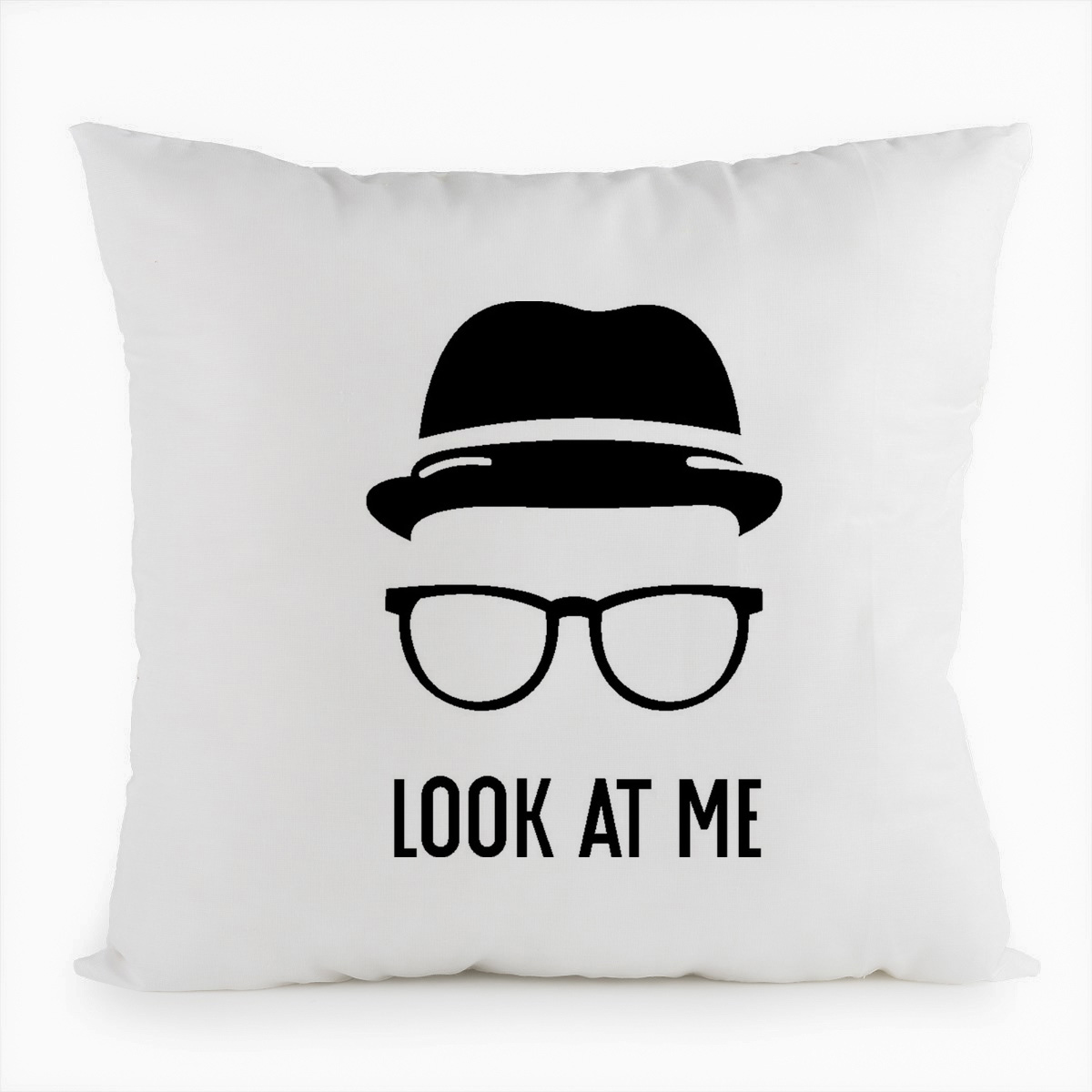 

Подушка белая CoolPodarok Look at me, Белый