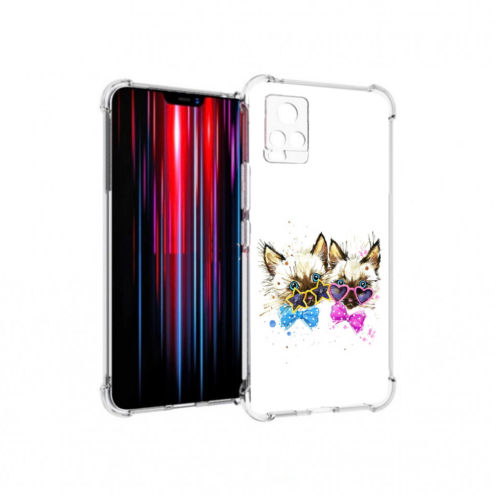 

Чехол MyPads Tocco для Vivo V20 PRO милые котята (PT226964.386.474), Прозрачный, Tocco