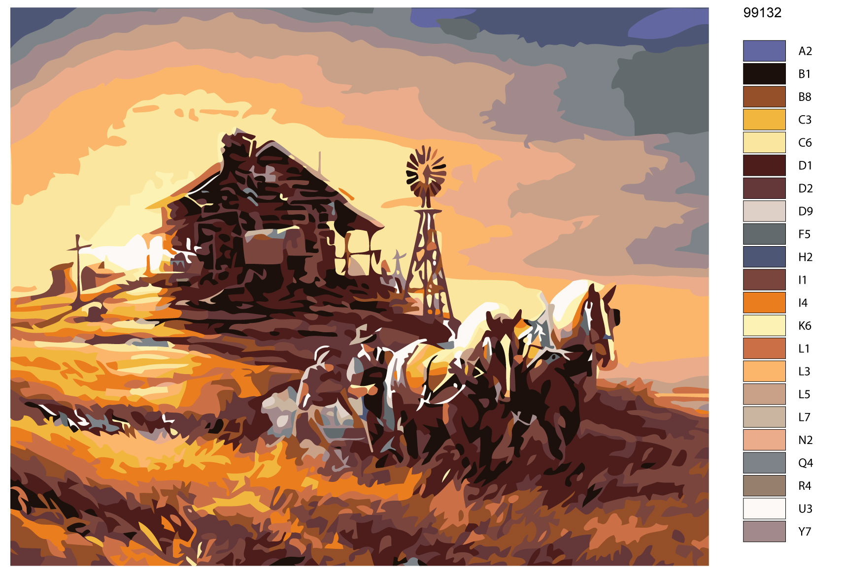 

Картина по номерам, Живопись по номерам, 80 х 100, KTMK-99132, KTMK-99132