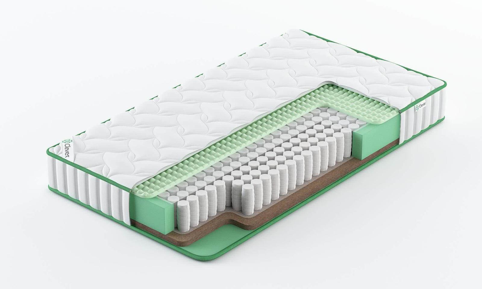 

Матрас Clever Force 240x205, Белый, Force