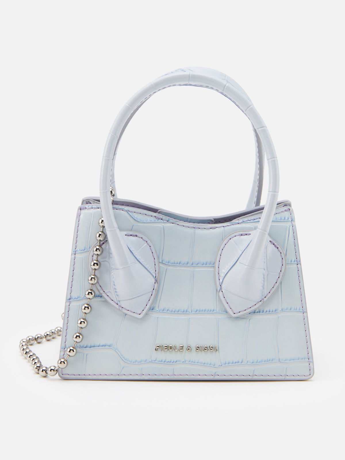 Сумка Fiedle & Sissi для женщин, с короткой ручкой и цепочкой, CS7412003, фиолетовая