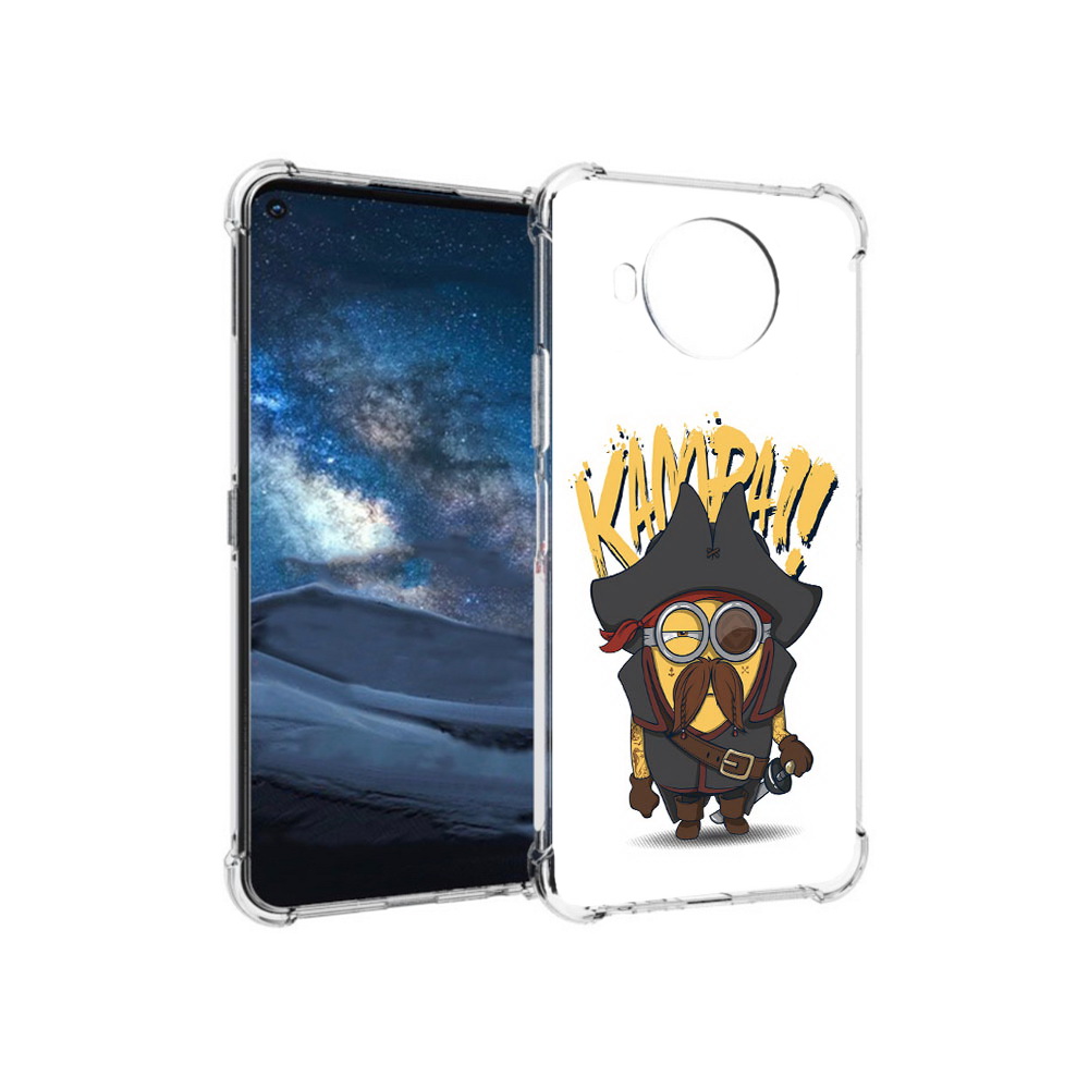 

Чехол MyPads Tocco для Nokia 8.3 миньон пират (PT227053.110.476), Прозрачный, Tocco