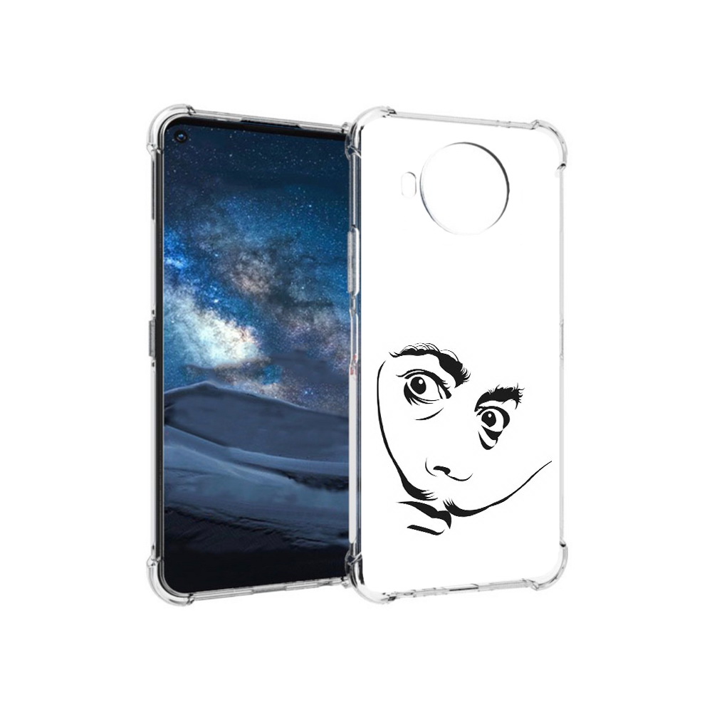 

Чехол MyPads Tocco для Nokia 8.3 мужчина с длинными усами (PT227053.110.487), Прозрачный, Tocco