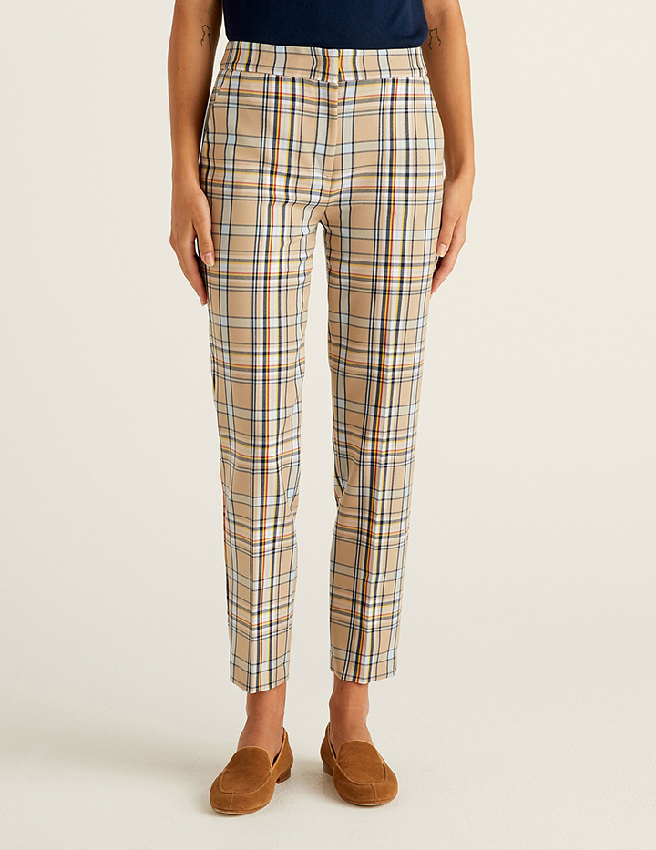 

Брюки женские United Colors of Benetton 21A_46OFDF001 разноцветные 38 DE, 21A_46OFDF001