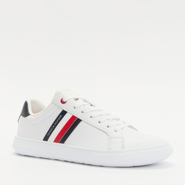

Кеды мужские Tommy Hilfiger FM0FM04921 белые 44 EU, Белый, FM0FM04921