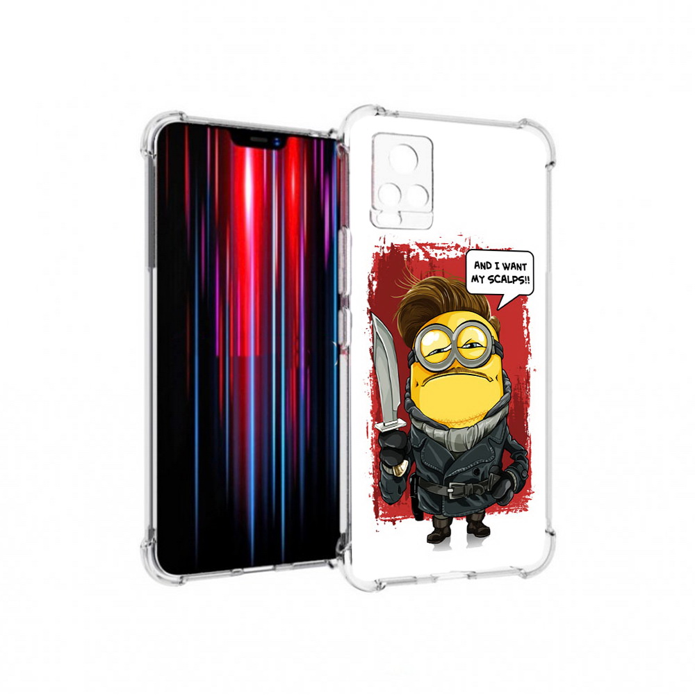 

Чехол MyPads Tocco для Vivo V20 PRO миньон убийца (PT226964.386.477), Прозрачный, Tocco