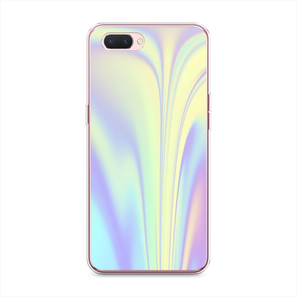 

Силиконовый чехол "Фиолетовая голограмма" на Oppo A5, Фиолетовая голограмма