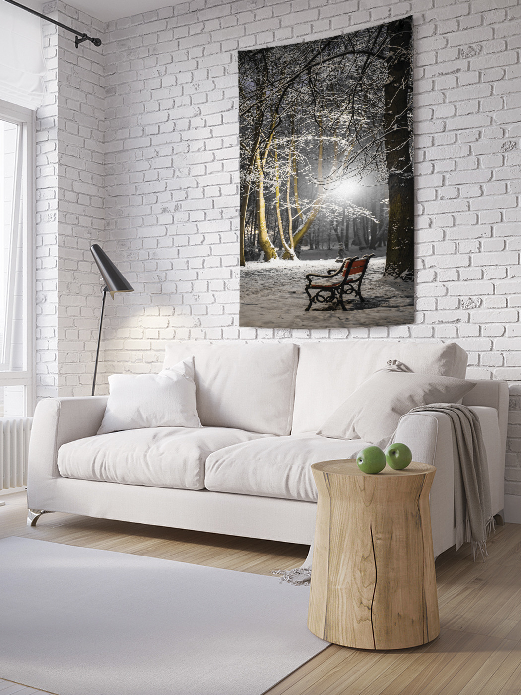 

Вертикальное фотопанно на стену JoyArty Зимний парк 100x150 см, Зимний парк