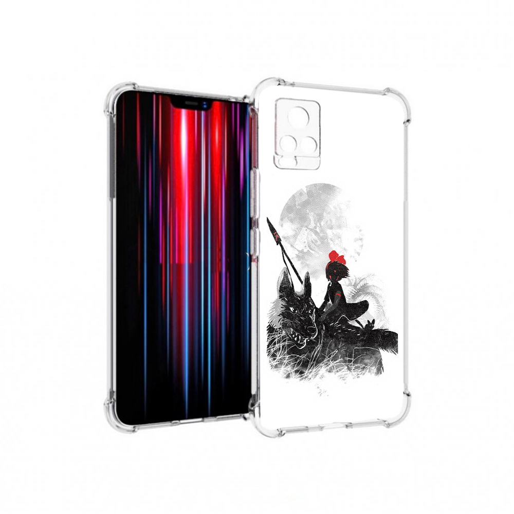 

Чехол MyPads Tocco для Vivo V20 PRO мононоке (PT226964.386.481), Прозрачный, Tocco