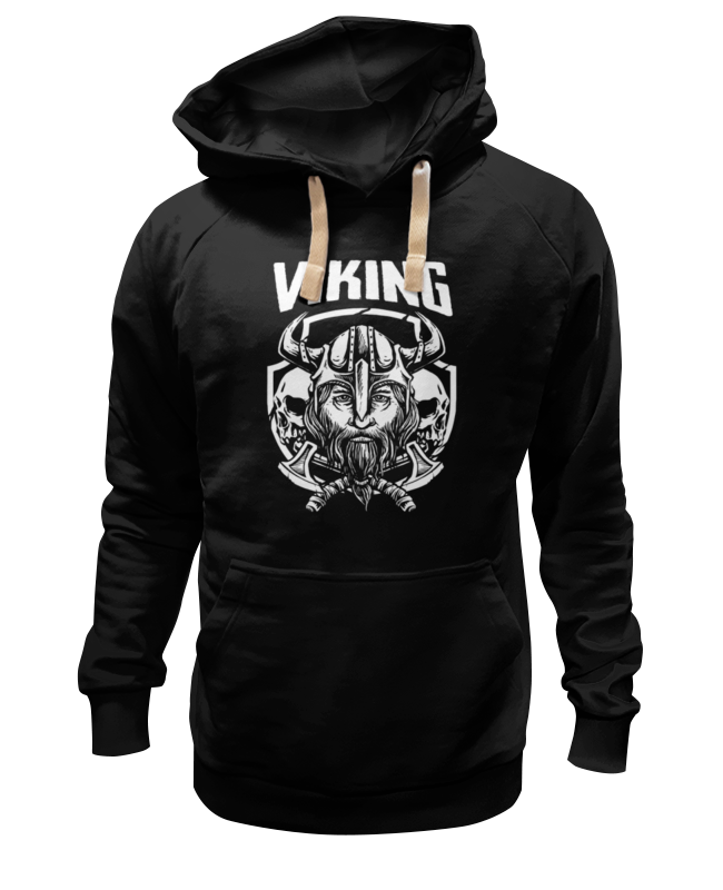 

Худи унисекс Printio Викинг черное 2XL, Черный, Викинг